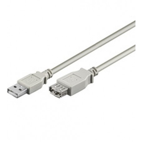 Goobay USB Verl AA 060 HiSpeed 0.6m cavo USB 0,6 m USB A Grigio (68624)