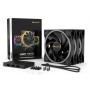 be quiet! Light Wings | 140mm PWM Triple Pack high-speed Case per computer Ventilatore 14 cm Nero 3 pz (BL079)