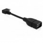 DeLOCK 83104 cavo USB 0,11 m USB 2.0 Micro-USB B USB A Nero (83104)