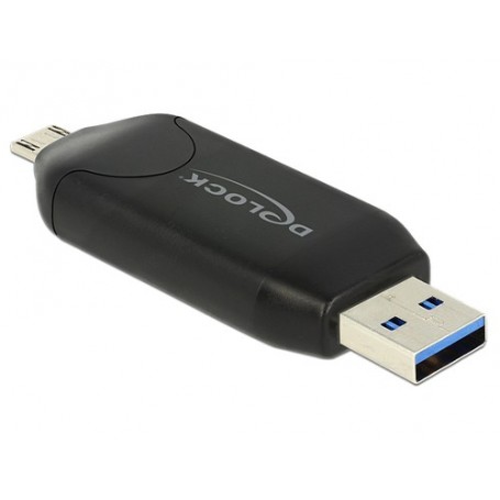 DeLOCK 91734 lettore di schede USB/Micro-USB Nero (91734)