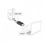 DeLOCK 65678 adattatore per inversione del genere dei cavi USB 2.0-C USB 2.0 Micro-B Nero, Bianco (65678)