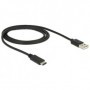 DeLOCK 83600 cavo USB 1 m USB 2.0 USB C USB A Nero (83600)