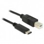 DeLOCK 83601 cavo USB 1 m USB 2.0 USB C USB B Nero (83601)