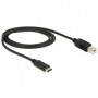 DeLOCK 83601 cavo USB 1 m USB 2.0 USB C USB B Nero (83601)