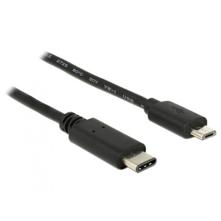 DeLOCK 83602 cavo USB 1 m USB 2.0 USB C Micro-USB B Nero (83602)