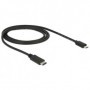 DeLOCK 83602 cavo USB 1 m USB 2.0 USB C Micro-USB B Nero (83602)