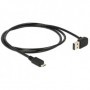 DeLOCK 1m, USB 2.0-A - USB 2.0 micro-B cavo USB USB A Micro-USB B Nero (83535)