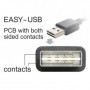 DeLOCK 1m USB 2.0 A - B m/m cavo USB USB A USB B Nero (83358)