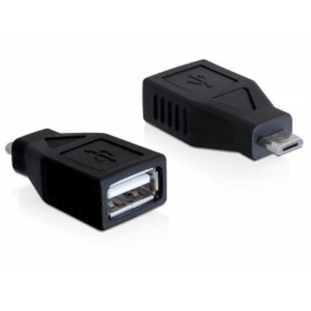DeLOCK 65296 adattatore per inversione del genere dei cavi USB 2.0-A USB Micro-B Nero (65296)