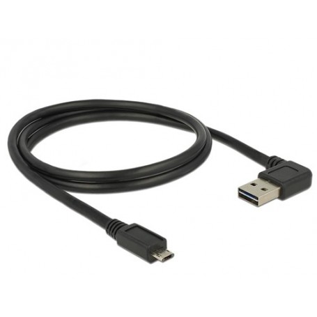 DeLOCK 85165 cavo USB 1 m USB 2.0 USB A Micro-USB B Nero (85165)