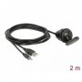 DeLOCK 85719 cavo USB 2 m USB Type-A + 3.5 mm 4 pin Nero (85719)