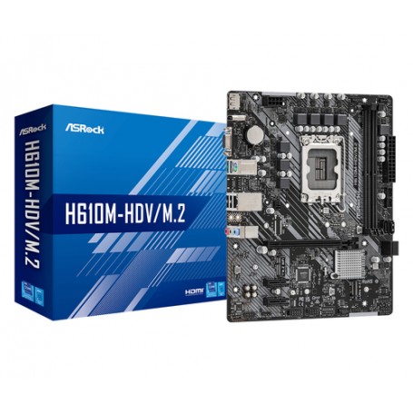 Asrock H610M-HDV/M.2 Intel H610 LGA 1700 micro ATX (90-MXBH60-A0UAYZ)