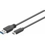 Goobay USB 3.0, 0.5m cavo USB 0,5 m USB 3.2 Gen 1 (3.1 Gen 1) USB A USB C Nero (67999)
