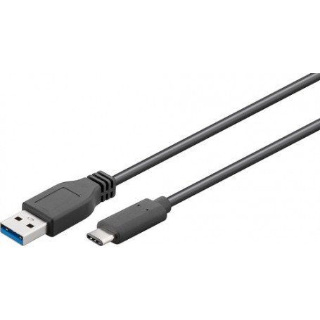 Goobay 71221 cavo USB 2 m USB 3.2 Gen 1 (3.1 Gen 1) USB A USB C Nero (71221)