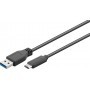Goobay 71221 cavo USB 2 m USB 3.2 Gen 1 (3.1 Gen 1) USB A USB C Nero (71221)