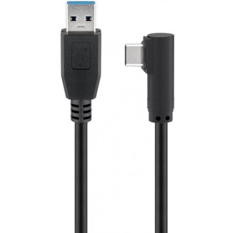 Goobay 66501 cavo USB 1 m USB 3.2 Gen 1 (3.1 Gen 1) USB A USB C Nero (66501)