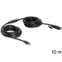 DeLOCK USB3.0-A - USB3.0-A, 10m cavo USB USB 3.2 Gen 1 (3.1 Gen 1) USB A Nero (83415)