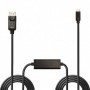 Lindy 43307 cavo e adattatore video 10 m USB tipo-C DisplayPort Nero (43307)