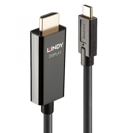 Lindy 43317 cavo e adattatore video 10 m USB tipo-C HDMI tipo A (Standard) Nero (43317)