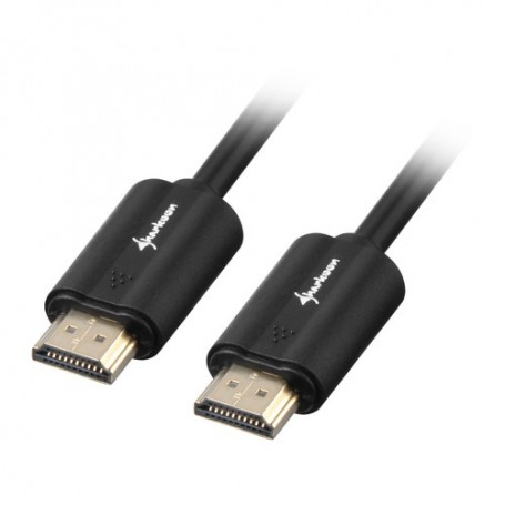 Sharkoon HDMI/HDMI 4K, 3m cavo HDMI HDMI tipo A (Standard) Nero (4044951018048)