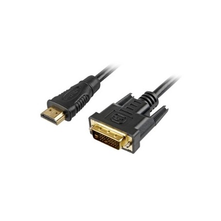 Sharkoon 5m, HDMI/DVI-D Nero (4044951015238)