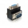 DeLOCK Adapter VGA male/female right angled VGA 15pin Nero (65171)