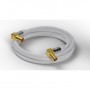 Wentronic 70422 cavo coassiale 5 m Bianco (70422)