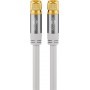 Wentronic 70600 cavo coassiale 2 m F Bianco (70600)