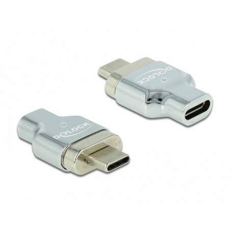 DeLOCK 66433 adattatore per inversione del genere dei cavi Thunderbolt 3/ USB C Argento (66433)