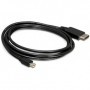 DeLOCK mini DP/DP 1.2 2 m Mini DisplayPort DisplayPort Nero (82438)