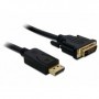 DeLOCK Displayport  DVI 24+1 m/m 3m DVI-D Nero (82592)