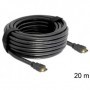 DeLOCK 20m, HDMI - HDMI cavo HDMI HDMI tipo A (Standard) Nero (83452)