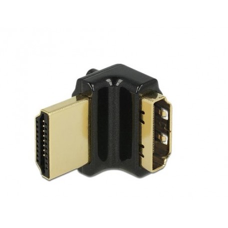 DeLOCK HDMI-A/HDMI-A, F/M, 90° Nero (65663)