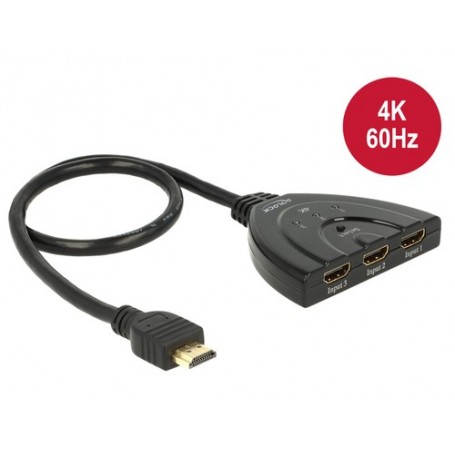 DeLOCK 18600 conmutador de vídeo HDMI (18600)