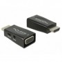 DeLOCK 65901 adattatore per inversione del genere dei cavi HDMI A VGA & 3.5 mm Audio Nero (65901)