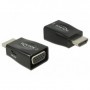 DeLOCK 65902 adattatore per inversione del genere dei cavi HDMI A VGA Nero (65902)