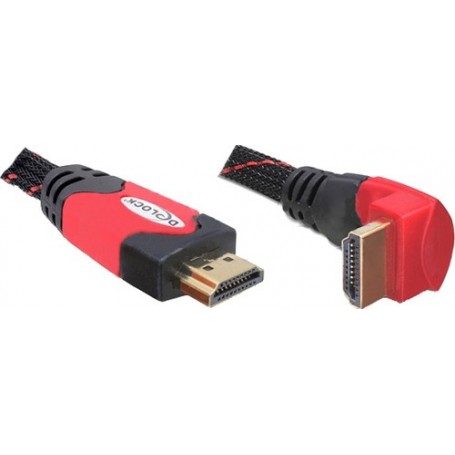 DeLOCK 5m HDMI cavo HDMI HDMI tipo A (Standard) Nero, Rosso (82688)