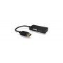 ICY BOX IB-AC1031 DisplayPort DVI-D + VGA (D-Sub) + HDMI Nero (60233)