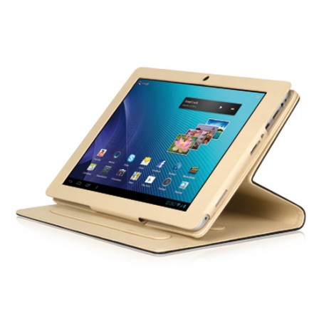 Hamlet Zelig Pad Cover costudia per tablet pc da 9,7'' modello business marrone/beige (XPADCV97BR)