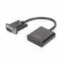 Digitus DA-70473 cavo e adattatore video 0,15 m VGA (D-Sub) Nero (DA-70473)