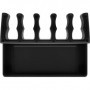 Goobay 70433 organizer per cavi Scrivania Supporto per cavo Nero 2 pz (70433)