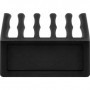 Goobay 70433 organizer per cavi Scrivania Supporto per cavo Nero 2 pz (70433)