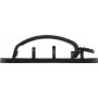 Goobay 70685 organizer per cavi Scrivania/Parete Clip per cavo Nero 3 pz (70685)