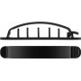 Goobay 70684 organizer per cavi Scrivania/Parete Clip per cavo Nero 6 pz (70684)