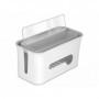 DeLOCK 18290 organizer per cavi Pavimento Scatola portacavi Grigio, Bianco 1 pz (18290)
