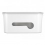 DeLOCK 18290 organizer per cavi Pavimento Scatola portacavi Grigio, Bianco 1 pz (18290)