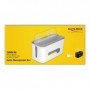 DeLOCK 18290 organizer per cavi Pavimento Scatola portacavi Grigio, Bianco 1 pz (18290)