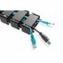 ASSMANN Electronic DA-90505 blindosbarra Portacavi a curva Nero (DA-90505)