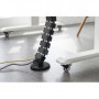 ASSMANN Electronic DA-90505 blindosbarra Portacavi a curva Nero (DA-90505)