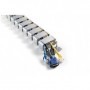 ASSMANN Electronic DA-90506 blindosbarra Portacavi a curva Argento (DA-90506)